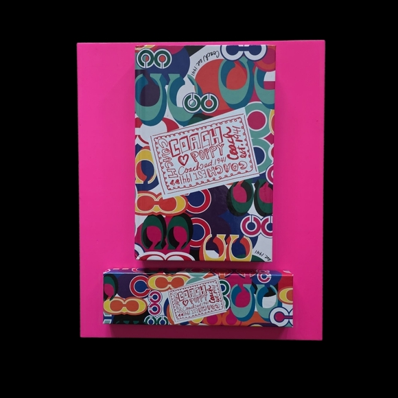 Coach Other - 🆕️Vintage Coach Poppy Colorful Graphic 12 Count Pencil & Notebook Set